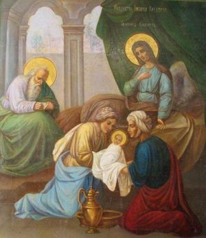 Икона Рождество Пророка, Предтечи и Крестителя Господня Иоанна