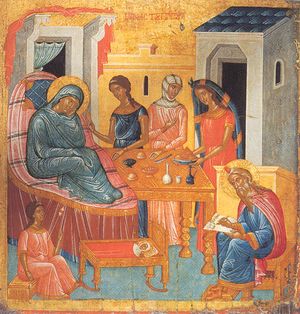 Икона Рождество Пророка, Предтечи и Крестителя Господня Иоанна