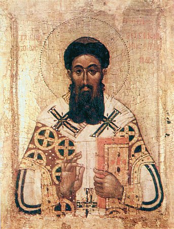 Святитель Григорий Палама, архиепископ Фессалонитский (икона XIV века)